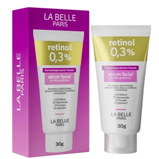 Sérum Facial Retinol 0,3% 30g - La Belle Paris em Oferta na Shopee