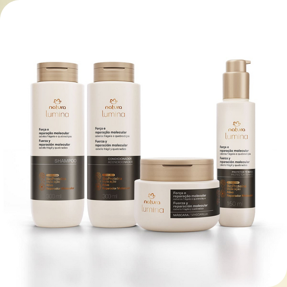 Natura Lumina Força e Reparação Molecular Kit 4 produtos