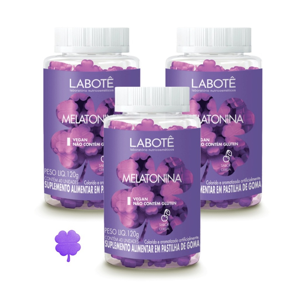Kit 3 Melatonina Labotê Vegano – 180 Gomas
