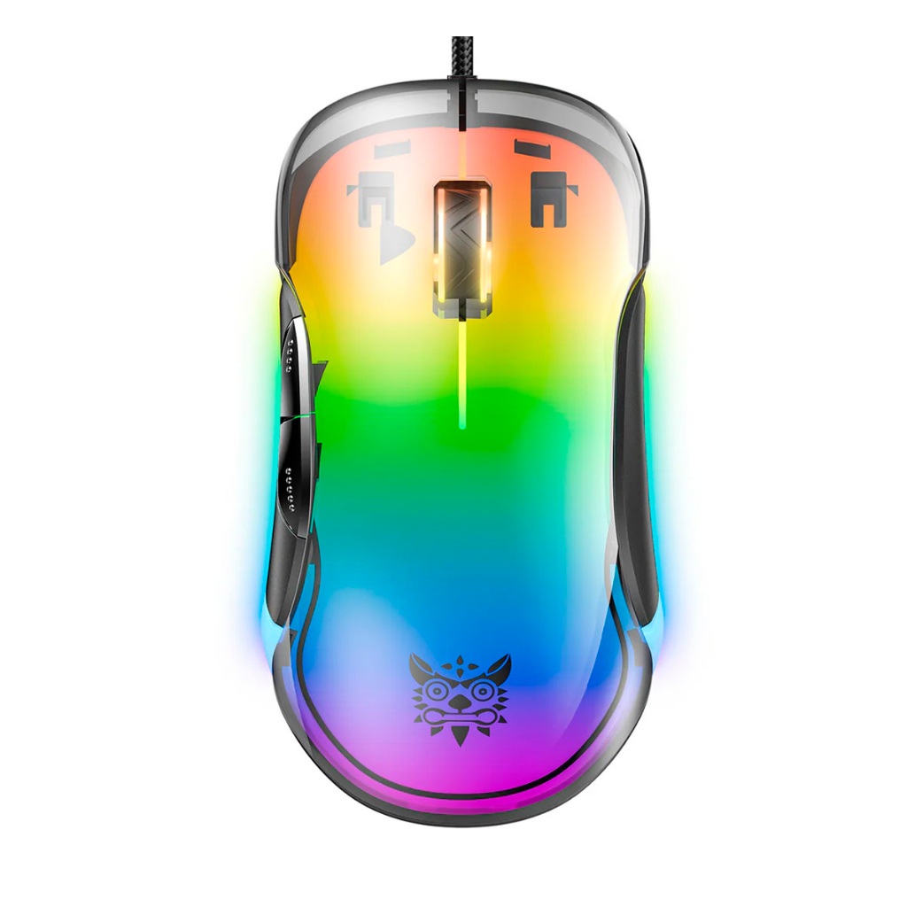 Mouse Gamer Onikuma CW925 12800 DPI 7 Botões RGB Preto