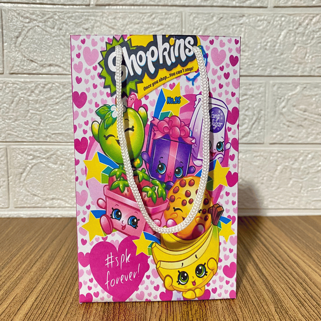KIT PEGUE E MONTE SACOLINHAS para Festas Mimos Aniversários Lembrancinhas SHOPKINS