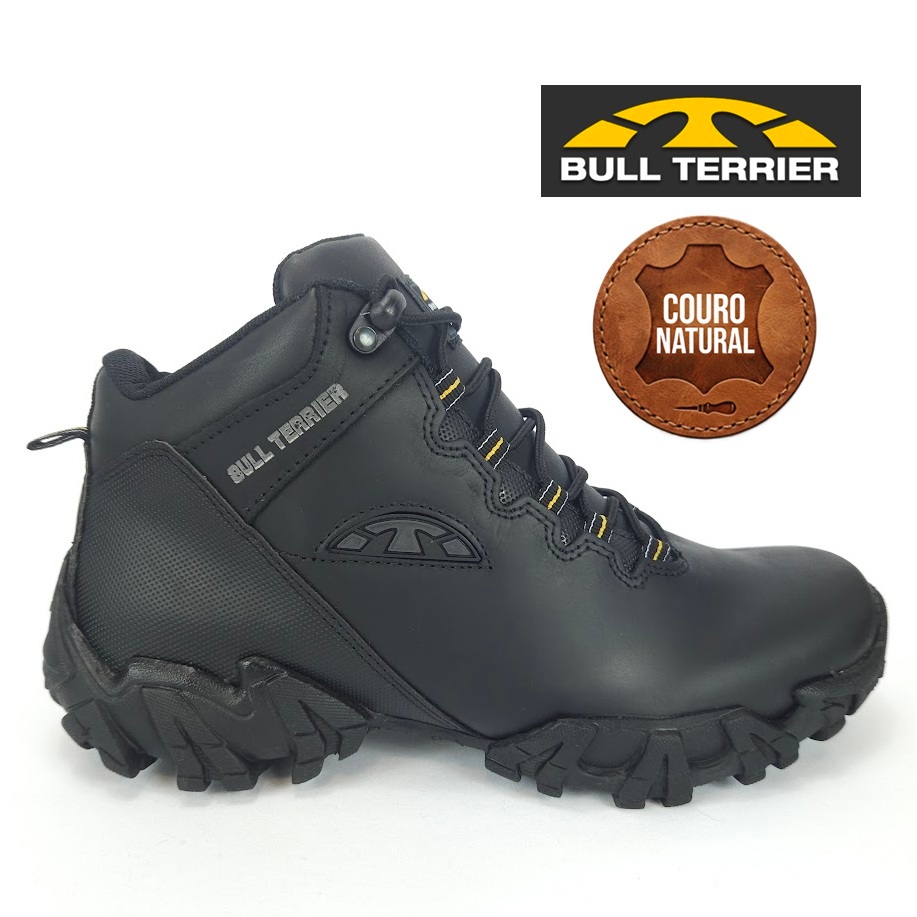 Bota Bull Terrier Sparks Masculina Couro Original Natural Original Com Nota Fiscal e Garantia