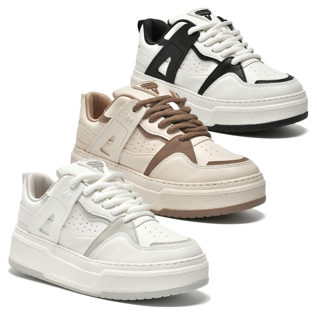 Tênis Via Marte Feminino Plataforma Sneaker 304-001-01 em Oferta na Shopee