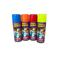 Tinta Temporária 150ML Colorida Spray Para Cabelo Tinta Da Alegria Tinta Carnaval Cabelo Maluco