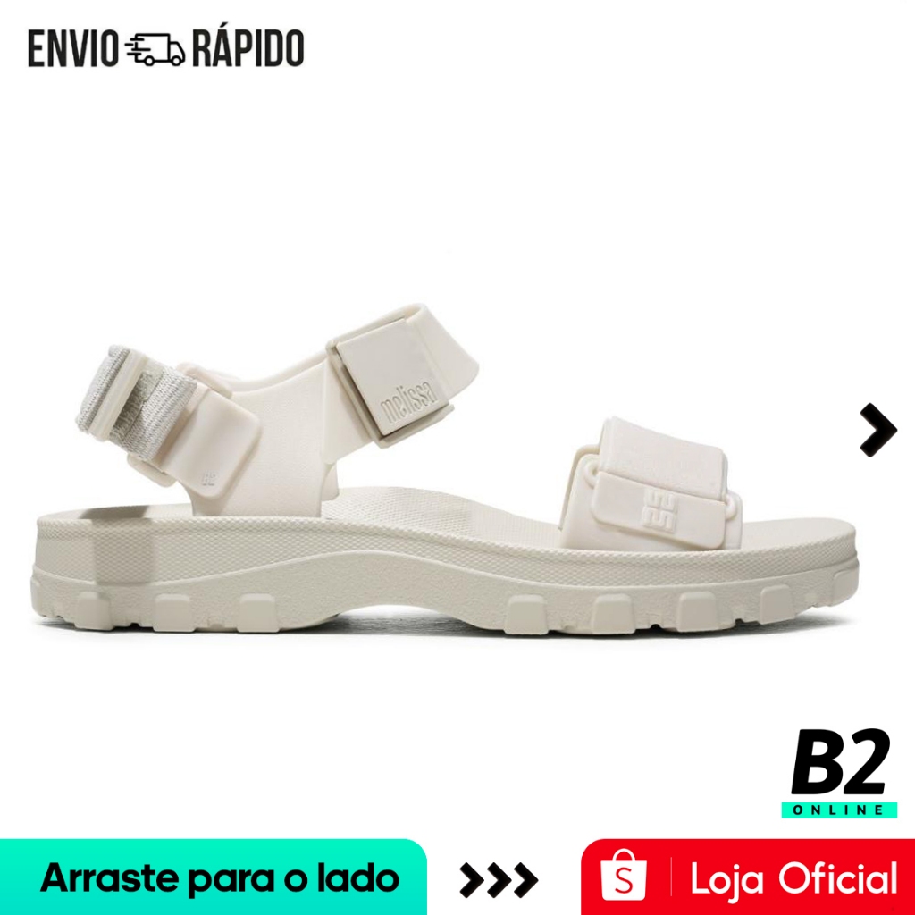 Sandália Melissa Kick Off Sandal Low Feminina Original Com Nota Fiscal e Garantia em Oferta na Shopee