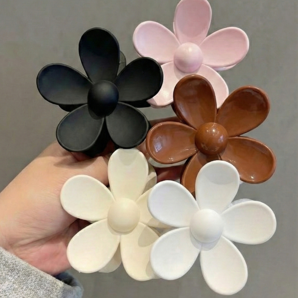 Grampos piranha De Cabelo Flor De Feriado De Praia Barrettes em Oferta na Shopee