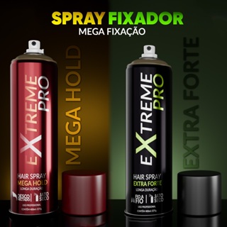 Hair Spray Fixador Laque Capilar Extreme Pro Alta Fixação em Oferta na Shopee