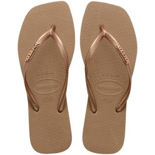 Chinelo Havaianas Slim Square Logo Metallic