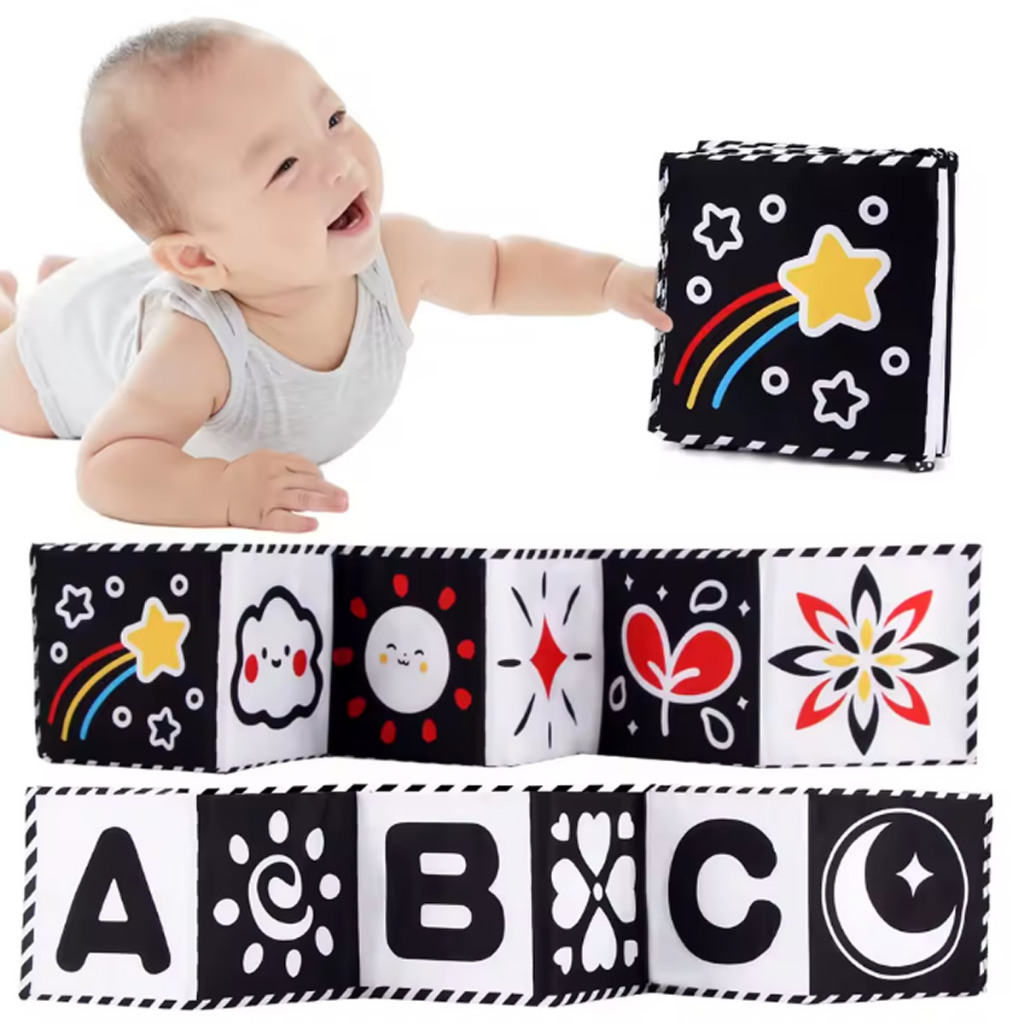 Livro de Pano para Bebês Aprendizagem Precoce Infantil Crianças