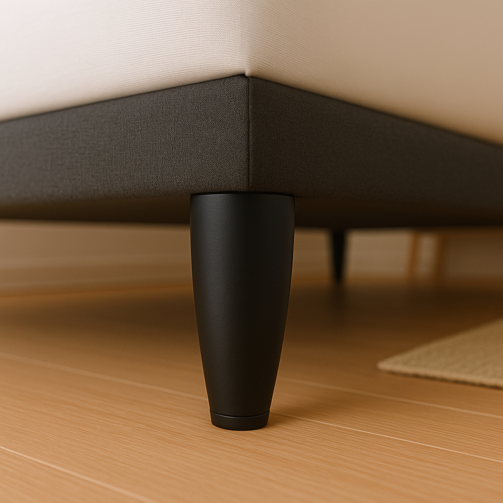 Pé Reforçado para Cama Box ou Baú 14cm – Alta Resistência e Estabilidade | Ideal para Cama Casal ou Queen
