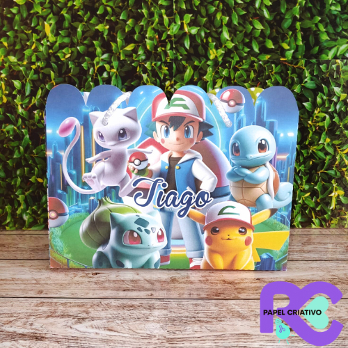 SACOLINHA POKEMON PERSONALIZADA | SACOLINHA NUVEM | LEMBRANCINHA | SACOLA PERSONALIZADA PARA LOJA | ANIVERSÁRIO POKEMON