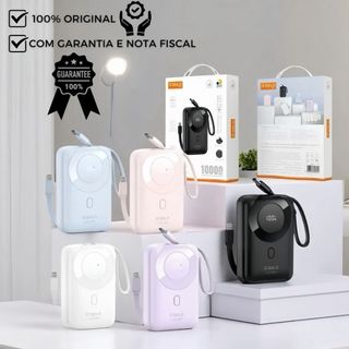 Carregador Portátil Bateria 10000Mah Turbo 20W Com Cabo IPHONE TIPO-C Universal BTE-15A