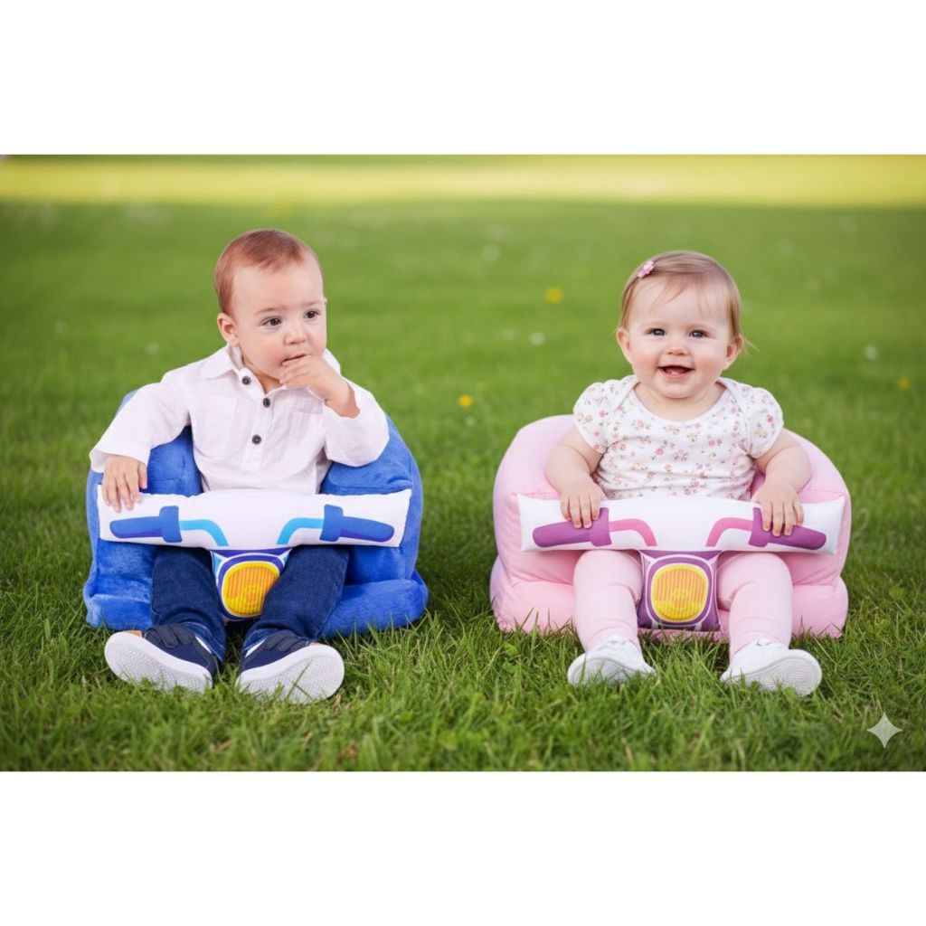 ASSENTO POLTRONA INFANTIL ASSENTO PUFF MICROFIBRA COM ENCHIMENTO PARA CRIANÇA/BEBÊ