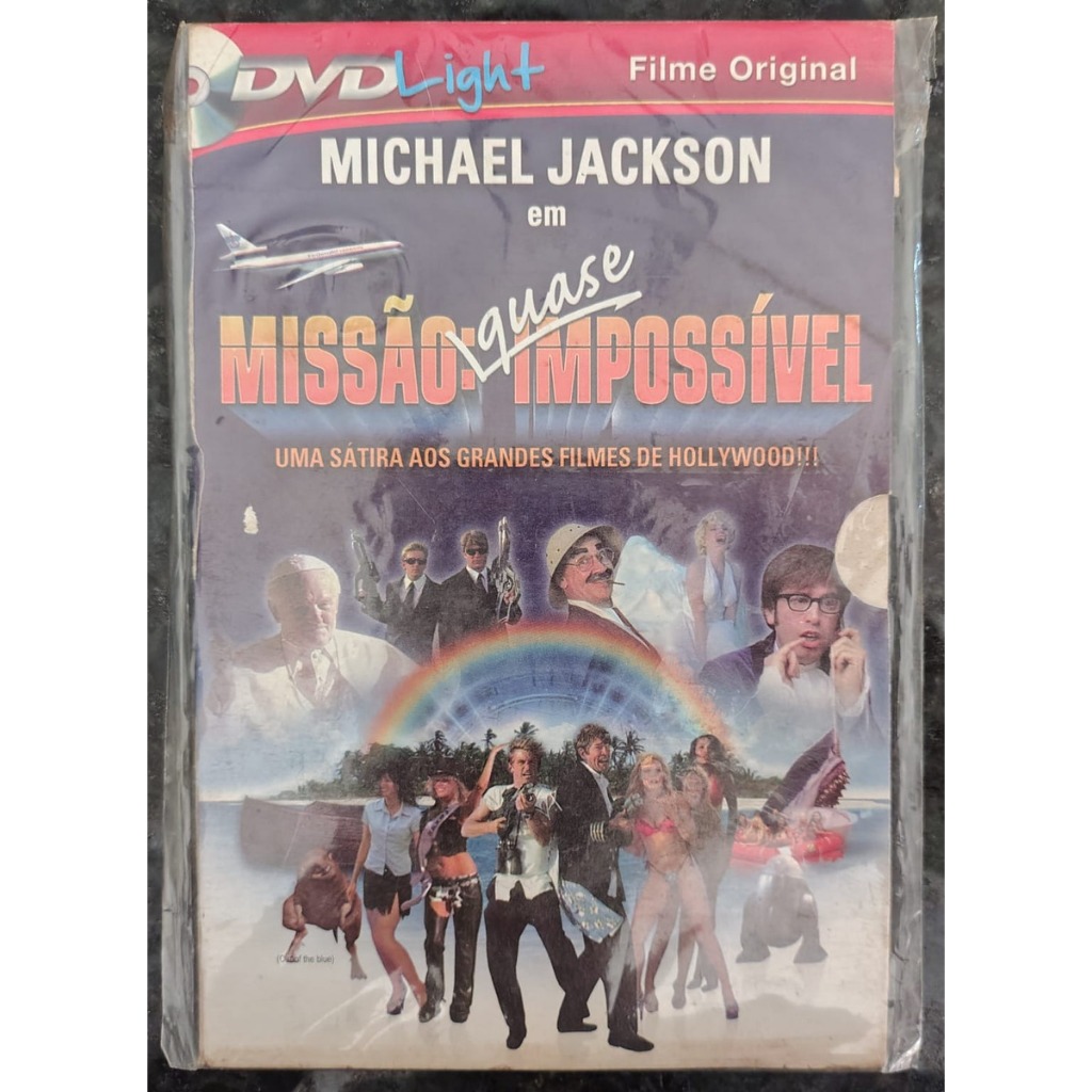 DVD Filme Michael Jackson Em Missão Quase Impossivel