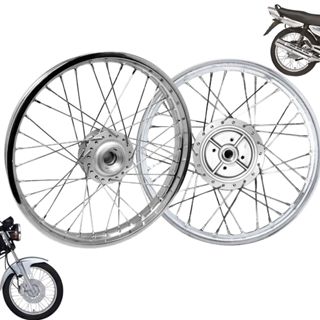 Par Rodas ybr125 2000 A 2008 raiadas frente a disco alinhadas em Oferta na Shopee