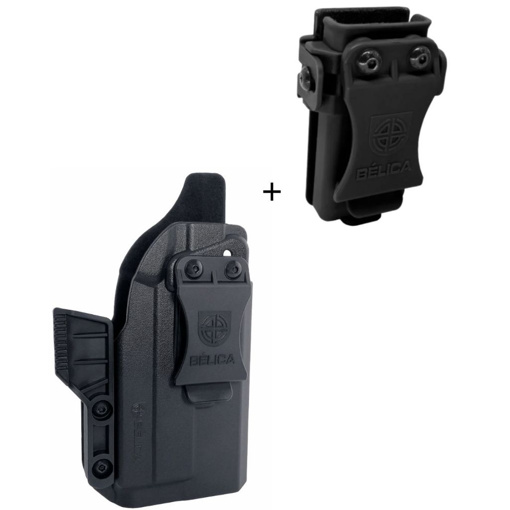 Kit Coldre Velado G-Flash Glock 22 Gen5 Porta carregador Universal Velado Bélica - Preto