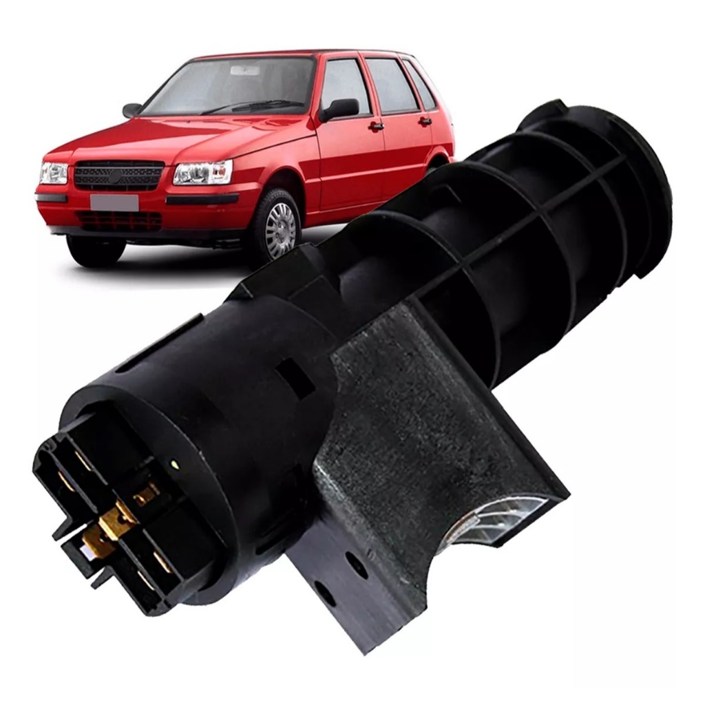 Trava Direção Com Comutador Elétrico Uno Fiorino 2004 A 2007 em Oferta na Shopee