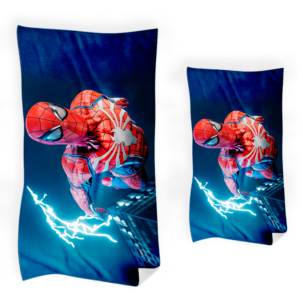 Kit 2 Toalha De Praia Infantil Masculino E Feminino Animes Herois Desenhos Estampa De Alta Definição