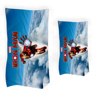 Kit 2 Toalha De Praia Infantil Masculino E Feminino Animes Herois Desenhos Estampa De Alta Definição