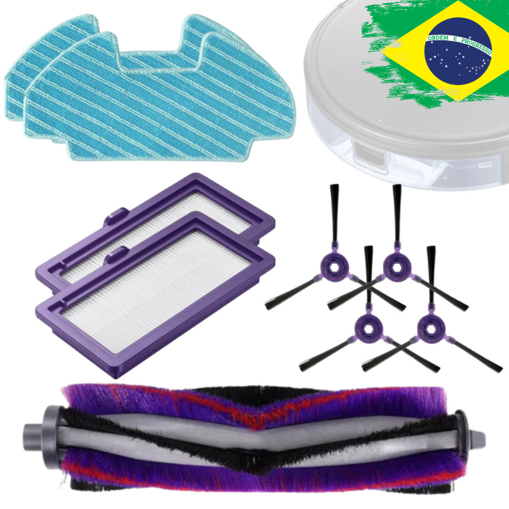 Escovas, Filtro E Mop Para Robô Sansung Powerbot-e Vr5000rm