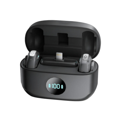 Microfone De Lapela Fam Bell M2 S/ Fio Para Celular E Pc
