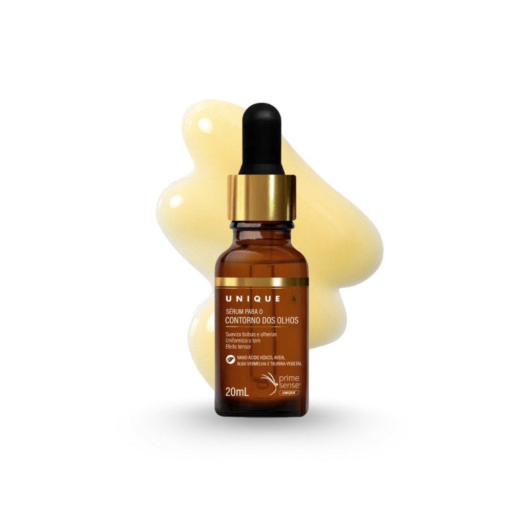 Sérum para o Contorno dos Olhos – Reduz Bolsas e Olheiras com Ácido Kójico Brascare - 20 mL