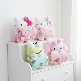 Pelúcia com Manta Bebê Coral Fleece Turminha da Hello Kitty 100x75cm em Oferta na Shopee