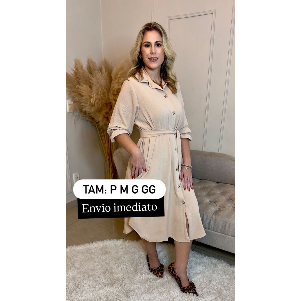 Vestido Camisão Midi Chamise longo Midi Moda Evangelica Amamentação Pos Cirurgia Saida de Praia Verão Gestante Com Cinto