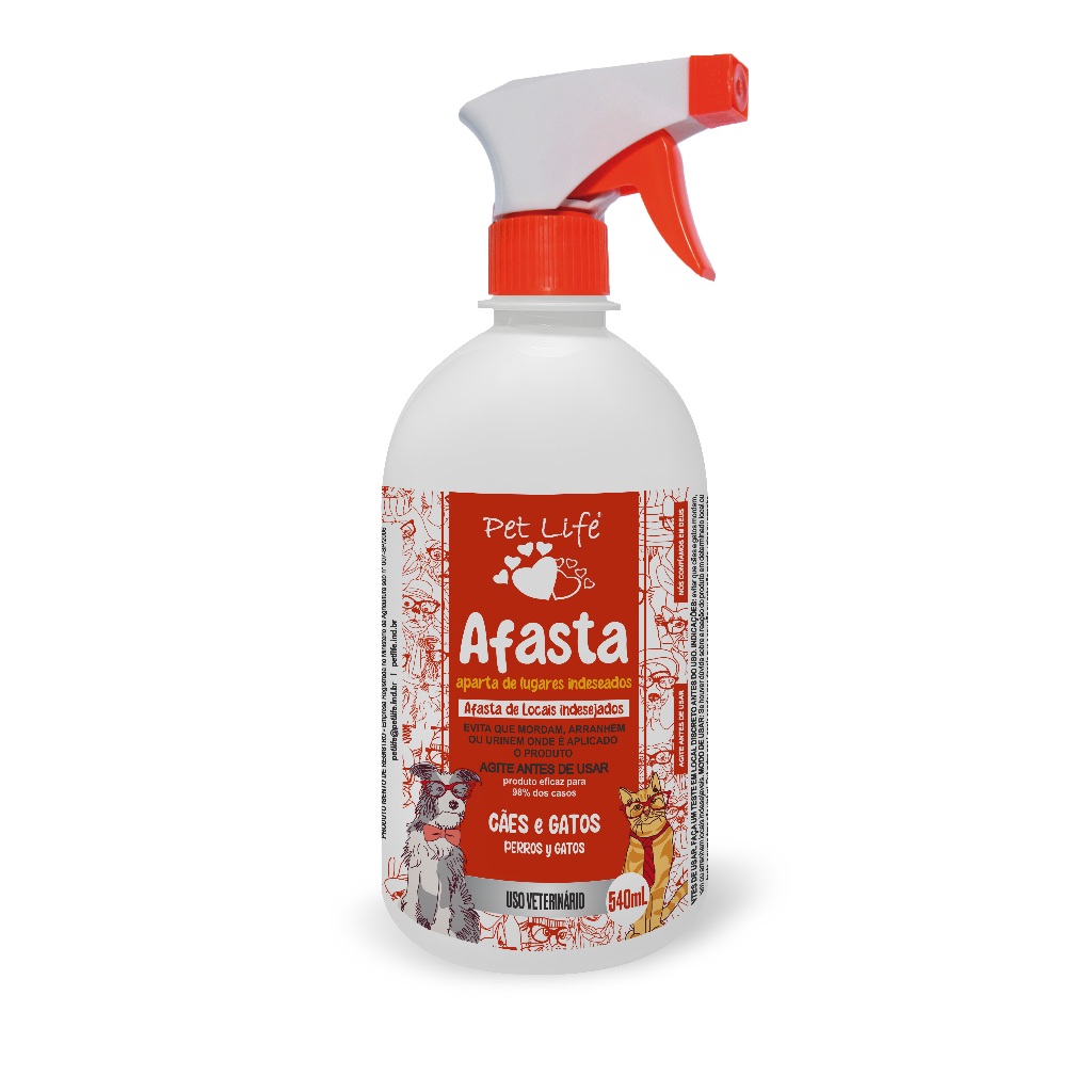 Afasta Cães e Gatos Pet Life 540ml - Spray Repelente