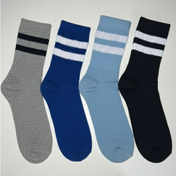 Meia Masculina Cano Alto em Algodão Kit com 12 Pares de Meias Macias e Confortáveis - Promoção ! em Oferta na Shopee