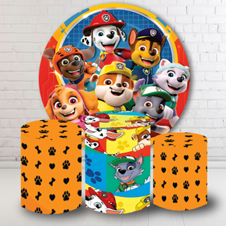 Kit Capa Painel 1,50 + Trio Capas de Cilindros Sublimado Patrulha Canina em Oferta na Shopee