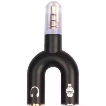 Adaptador Para Fone Headset Microfone Lapela P2 X P3 Áudio