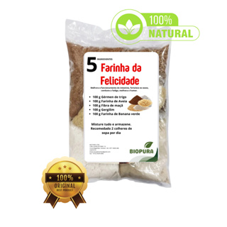Farinha da Felicidade 500g – Emagrecimento Natural, Saciedade, Intestino Regulador e Energia | Original em Oferta na Shopee