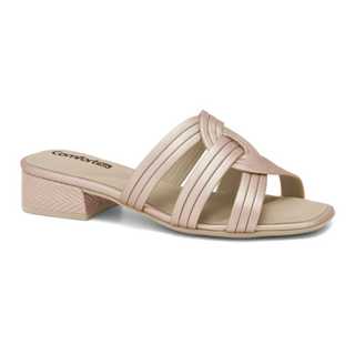 Tamanco Salto Baixo Comfortflex 2555301-4 Confortável em Oferta na Shopee