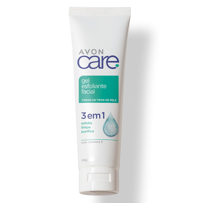 Avon Care Gel Esfoliante Facial 3 Em 1 100g