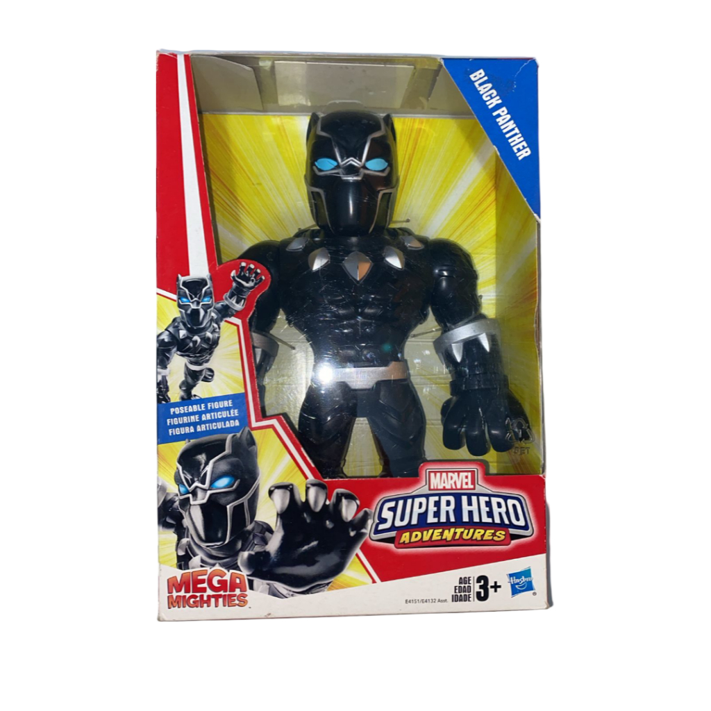 Super Hero Boneco Mega Mighities Pantera Negra E4151 - Hsbro