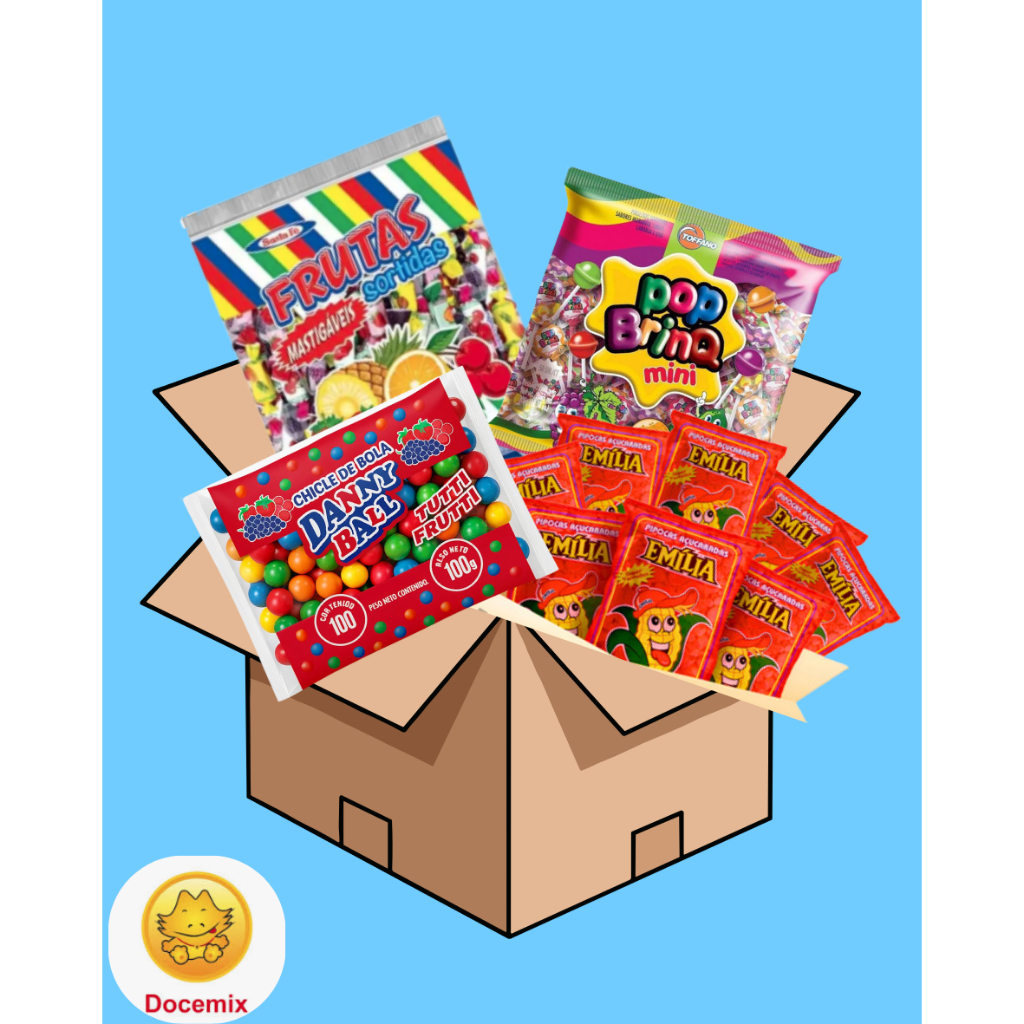 Kit Aniversário Infantil 50 Sacolinha Surpresa Doces Guloseimas Festa COD 69