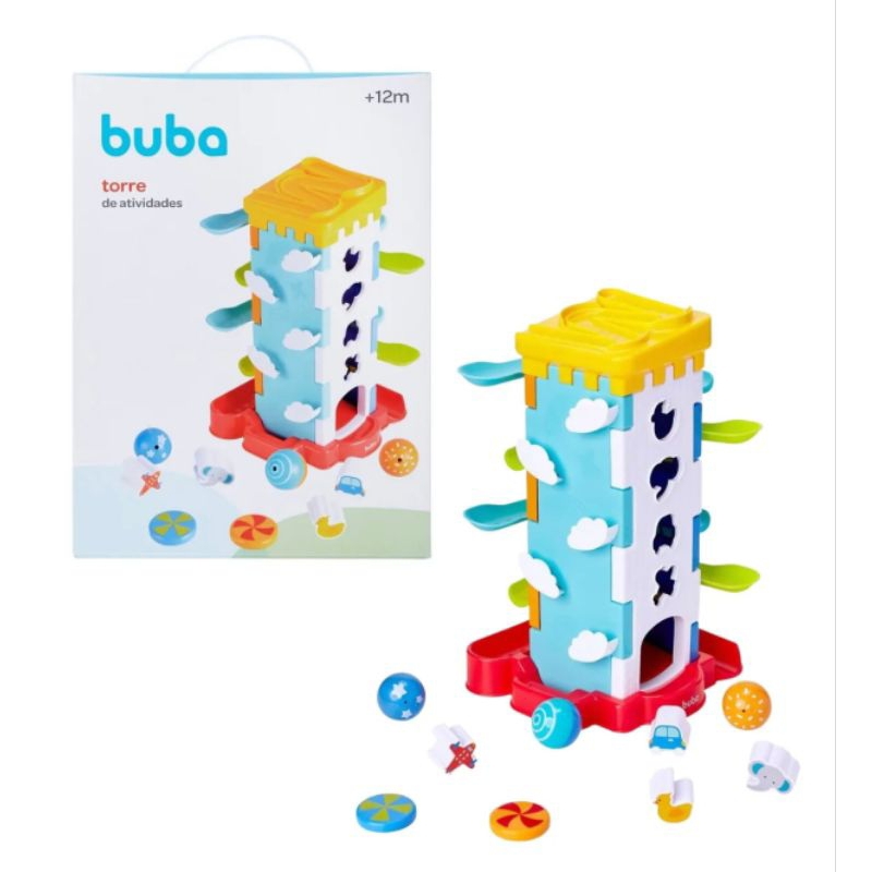 Torre de Atividades brinquedo Infantil Buba