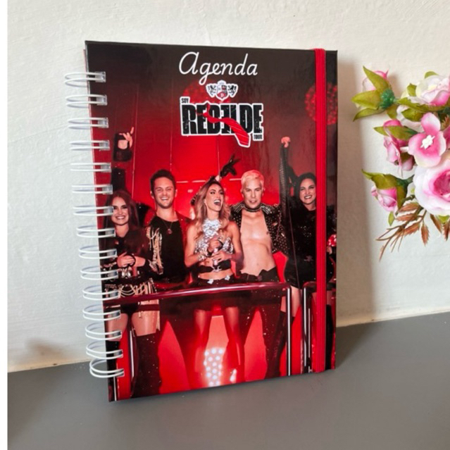 Agenda RBD Rebelde Permanente tamanho A5 14,8x21cm