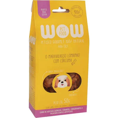 Petisco Natural Wow Pet Food Frango Crocante Cães 50g