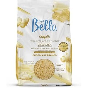Promoção Cera Confete Chocolate Branco, Mel e Pink Pitaya Depil Bella 250g OU 1Kg em Oferta na Shopee