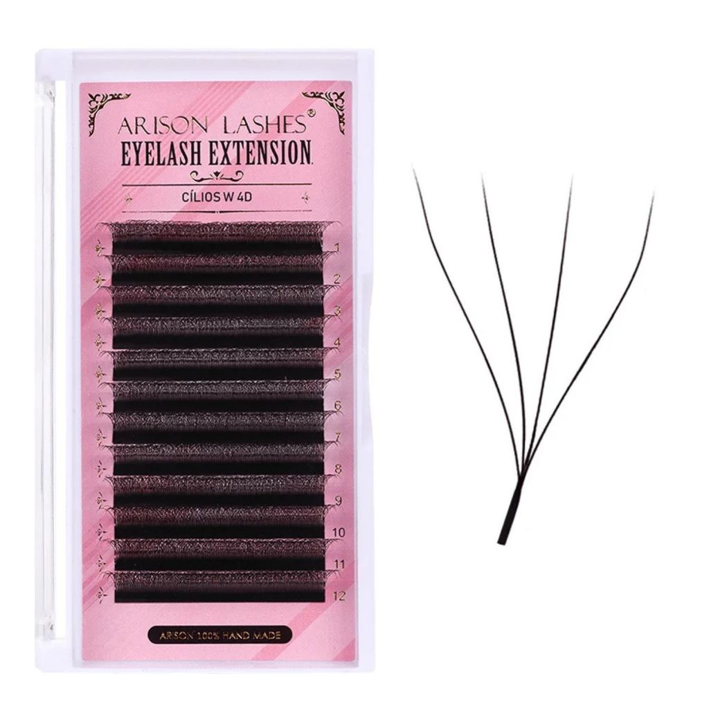Cílios Arison 4D W 0.07 D Volume Egípcio Extensão Profissional Lash Designer Alta Qualidade