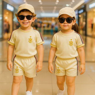 Conjunto Infantil Menina E Menino Dry Fit Confortável E Estiloso Para O Dia A Dia Verão em Oferta na Shopee