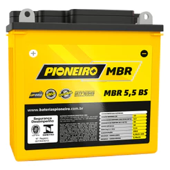 Bateria Moto Pioneiro Ybr 125 Ed Mbr 5,5 Bs 12v 5,5ah