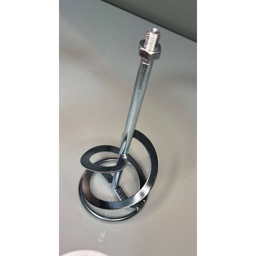 Misturador Argamassa Tinta Rosca M12 - 1,75mm Reforçado 30cm perfeito para misturador profissional