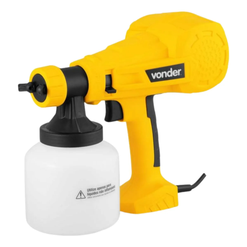 Pistola Pintura Elétrica PEV400 Bico 2,6mm 800ml (127V) - Vonder em Oferta na Shopee