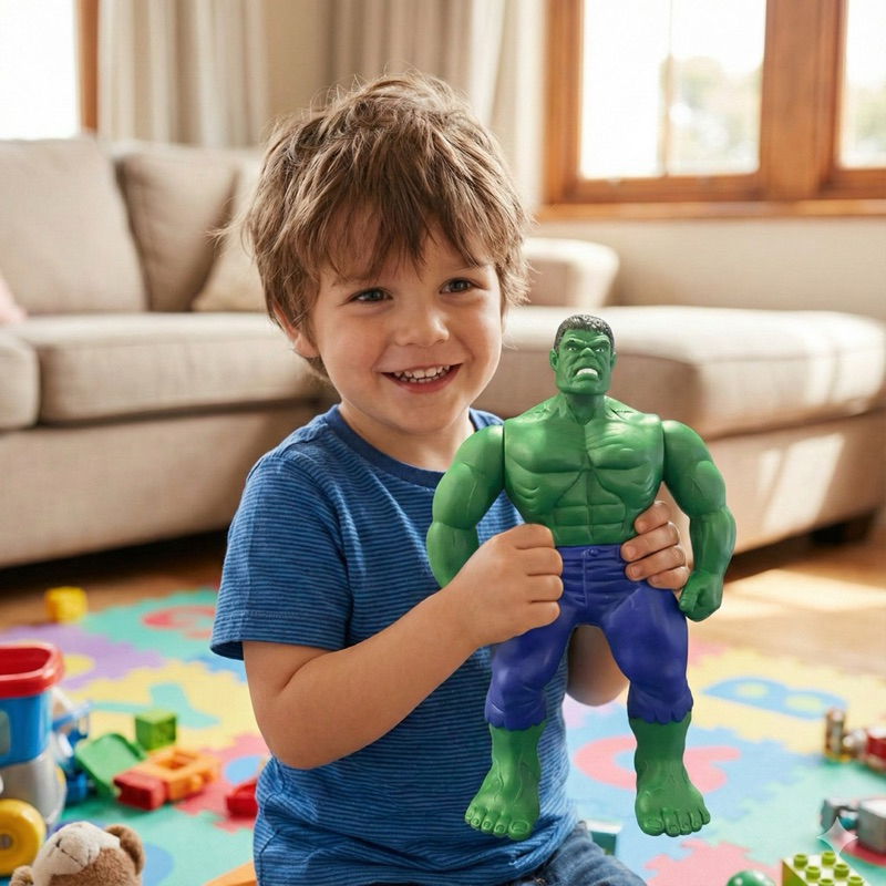 Boneco Hulk Verde 26cm Articulado • Presente para Crianças • Brinquedo de Vinil Resistente em Oferta na Shopee