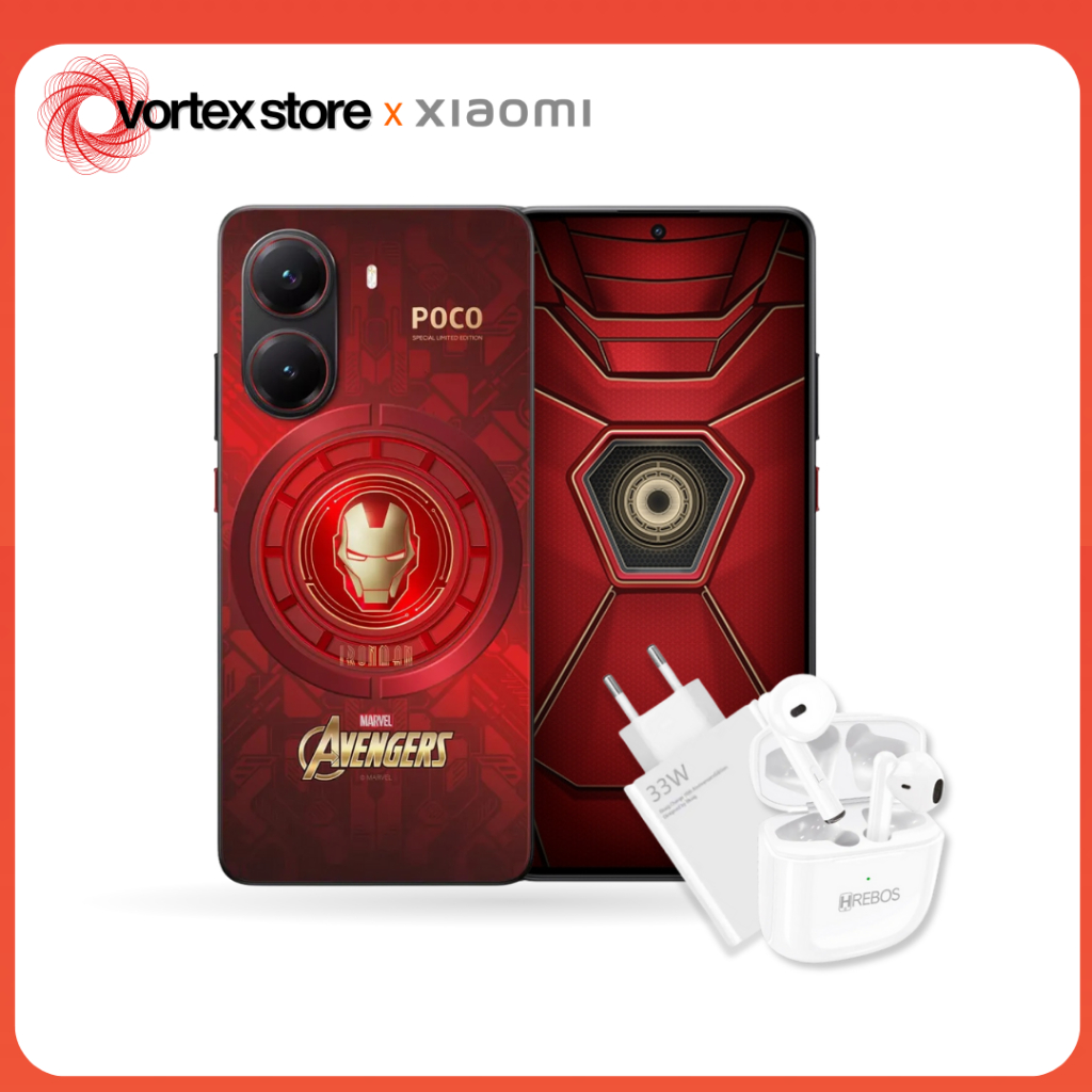 Edição Especial Iron Man Xiaomi Poco X7 PRO 5G, 12GB RAM + 512GB, Dimensity 8400