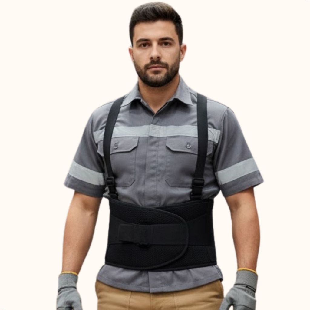 Cinta Lombar Epi Postura Protetor Faixa Ergonomica Para Corretor Lombar