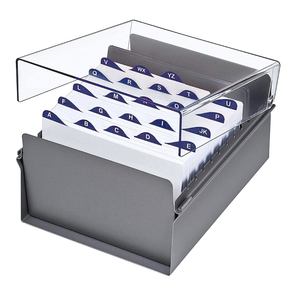 Fichários Para Fichas Padronizadas 5X8 C/ Índice A-Z TAMANHO: 27x15x22cm 923